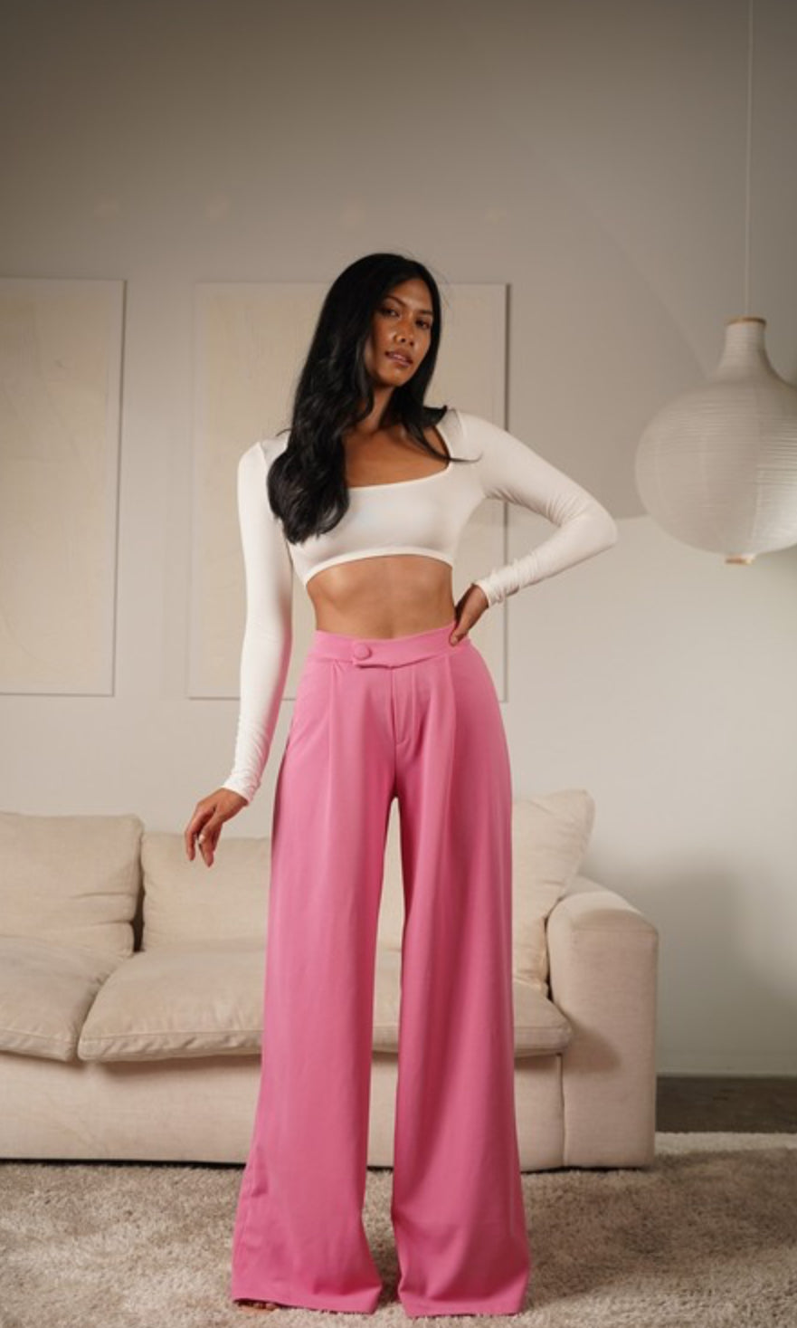 Andrea Trousers - Pink
