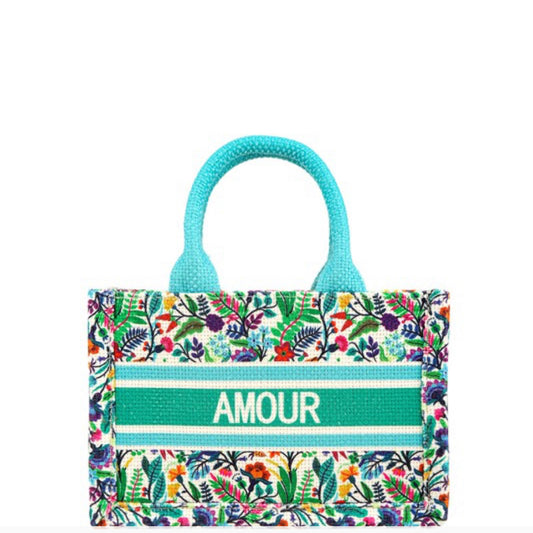 Mia Small Tote Bag- Green