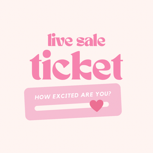 Live Sale Ticket Deposit!