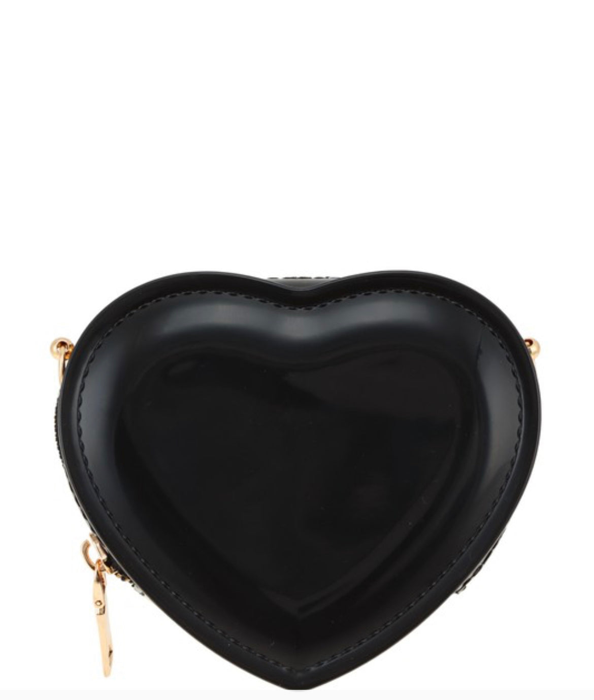 Daisy Heart Bag- Black